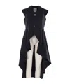 Comme Des Garçons Sleeveless Jacket In