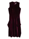 Comme Des Garçons Sleeveless Jumpsuit In Purple