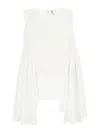 Comme Des Garçons Sleeveless Top In White