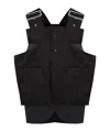 Comme Des Garçons Black Velvet Tank Top In Black