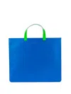 Comme Des Garçons Wallet Super Fluo Tote Bag In Blue