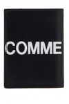 COMME DES GARÇONS SMALL BIFOLD WALLET WITH HUGE LOGO