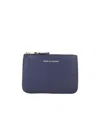 Comme Des Garçons Zipper Wallet In Black