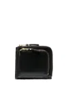 Comme Des Garçons Small Leather Cardholder In Black