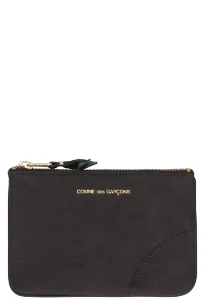 Comme Des Garçons Small Leather Flat Pouch