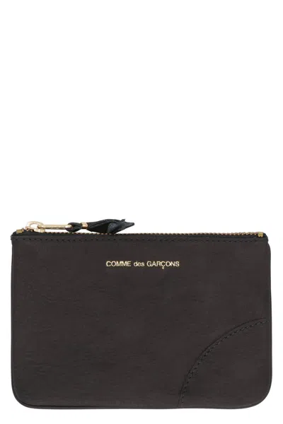 Comme Des Garçons Small Leather Flat Pouch