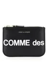 Comme Des Garçons Classic Leather Bifold Wallet With Card Slots In Black