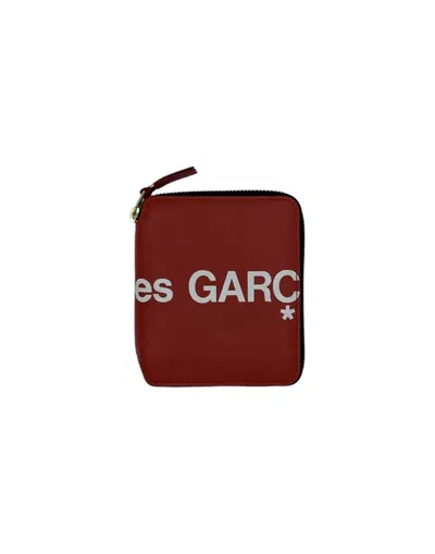 Comme Des Garçons Small Leather Goods In Red
