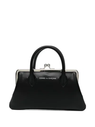 Comme Des Garçons Small Logo-print Wallet In Black