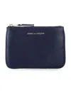 Comme Des Garçons Small Pouch In Blue