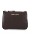 Comme Des Garçons Small Pouch In Brown