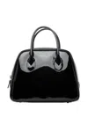 Comme Des Garçons Small Trapezoid-shape Tote Bag In Black