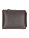 Comme Des Garçons Outside Pocket Zip Wallet In Black