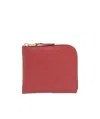 Comme Des Garçons Small Zip-around Wallet In Brown