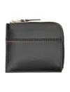 Comme Des Garçons Small Zip Wallet In Black