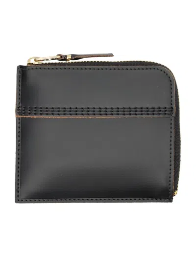 Comme Des Garçons Small Zip Wallet In Black