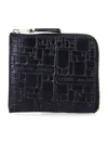Comme Des Garçons Small Zip Wallet In Black