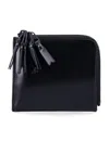 Comme Des Garçons Small Zip Wallet In Black