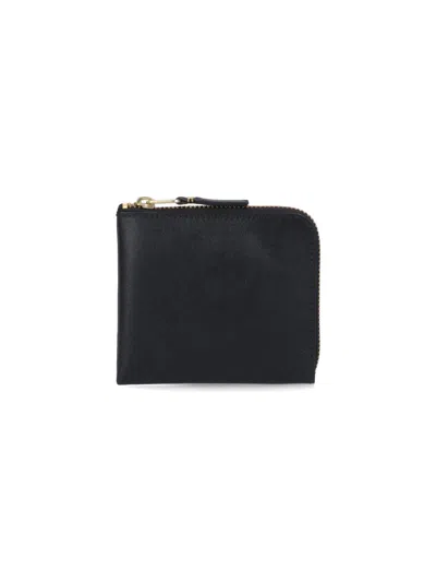 Comme Des Garçons Small Zip Wallet In Black