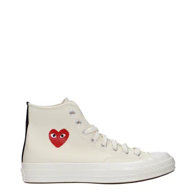 Comme Des Garcon Comme Des Garçons Sneakers Converse Men Fabric Beige/latte In Multi