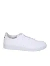 Comme Des Garçons Logo Sports Shoes In White