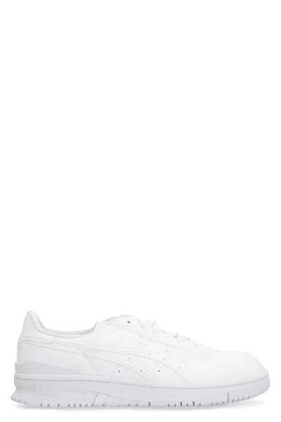 Comme Des Garçons Low-top Leather Sneakers In White