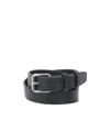 Comme Des Garçons Square Buckle Belt In Black
