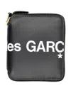 Comme Des Garçons Square Zip Around In Black