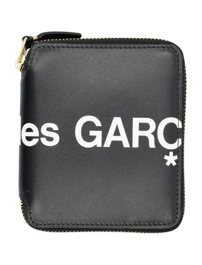 Comme Des Garçons Square Zip Around In Black