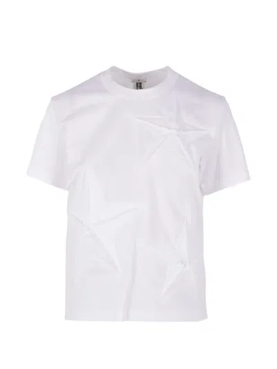 Comme Des Garçons Star Shirt In White