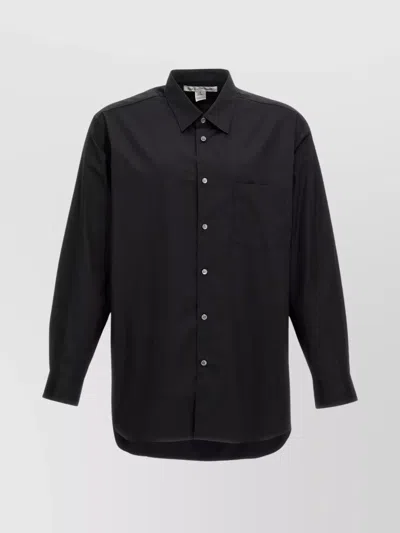 COMME DES GARÇONS STRAIGHT HEM SHIRT WITH BUTTON-DOWN COLLAR
