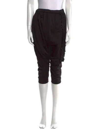 Pre-owned Comme Des Garçons Straight Leg Pants In Black