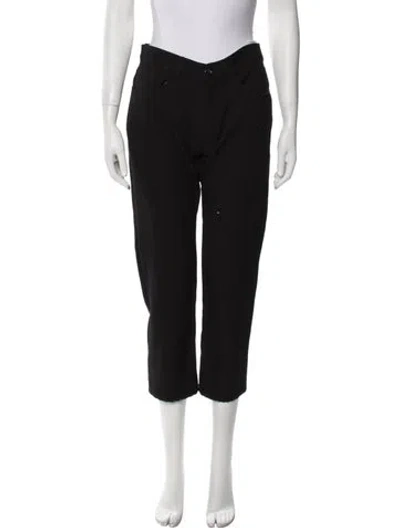 Pre-owned Comme Des Garçons Straight Leg Pants In Black
