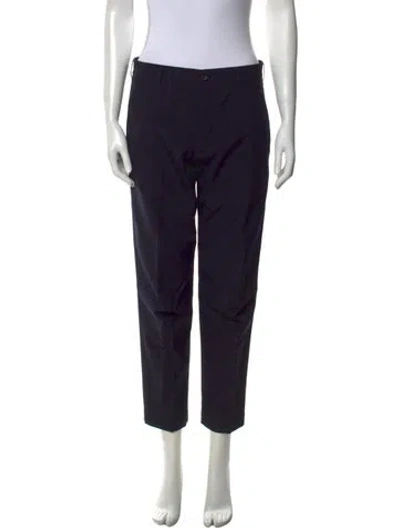 Pre-owned Comme Des Garçons Straight Leg Pants In Black