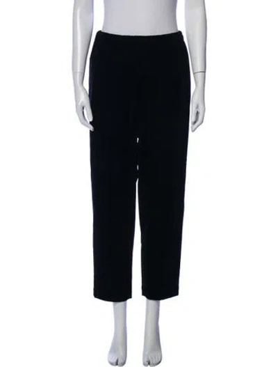 Pre-owned Comme Des Garçons Straight Leg Pants In Black