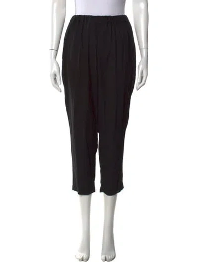 Pre-owned Comme Des Garçons Straight Leg Pants In Black