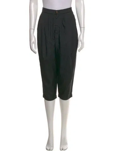 Pre-owned Comme Des Garçons Straight Leg Pants In Black