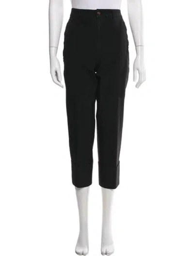 Pre-owned Comme Des Garçons Straight Leg Pants In Black