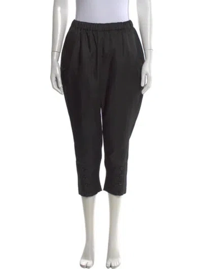 Pre-owned Comme Des Garçons Straight Leg Pants In Black