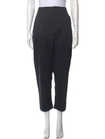 Pre-owned Comme Des Garçons Straight Leg Pants In Blue