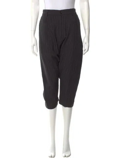 Pre-owned Comme Des Garçons Straight Leg Pants In Gray