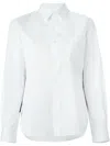 Comme Des Garçons Tapered Shirt In White