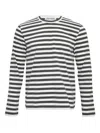 Comme Des Garçons Long-sleeve Stripe T-shirt In Black