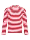 Comme Des Garçons Stripe Long Sleeve T-shirt In Multi