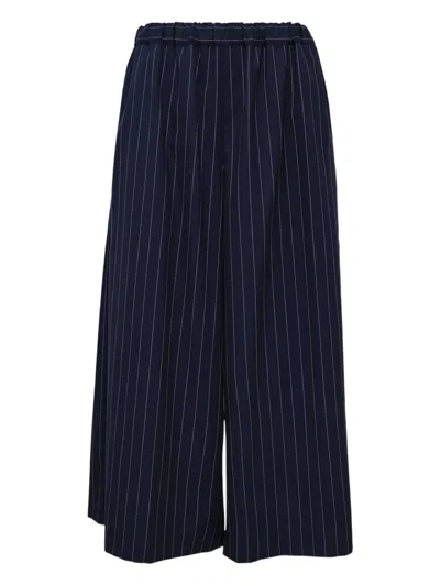 COMME DES GARÇONS STRIPE WOOL TROUSERS
