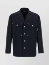 Comme Des Garçons Striped Blazer With Lapel And Cuffs