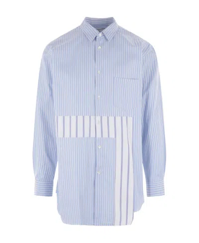 Comme Des Garçons Striped Long-sleeved Shirt