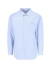 Comme Des Garçons Striped Pattern Shirt Collar Button-down
