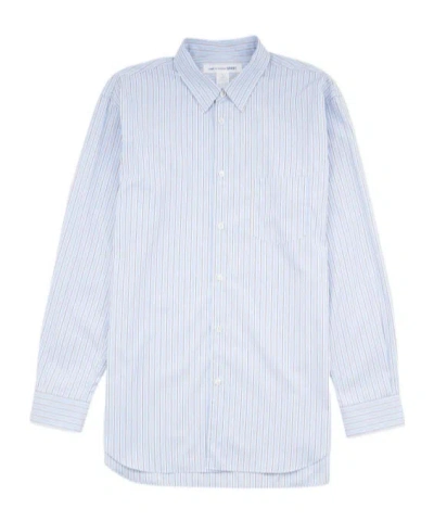 Comme Des Garçons Striped Shirt In White