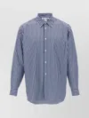 Comme Des Garçons Striped Shirt With Long Sleeves And Front Pocket